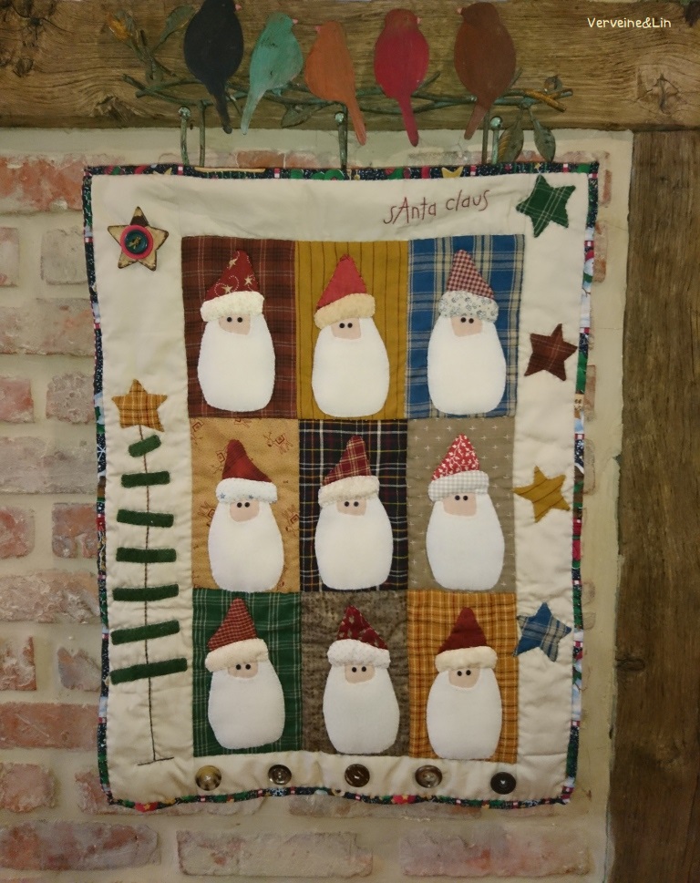 quilt miniature santa claus de quilts by cheri