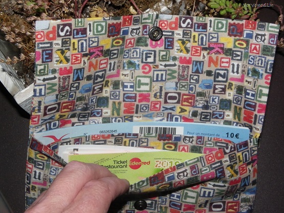 pochette origami couture