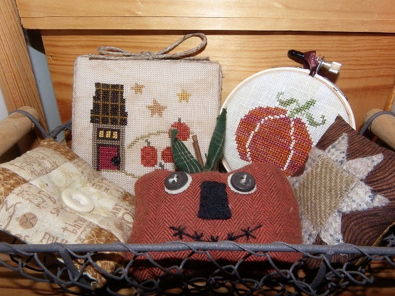 collection citrouilles tissu et broderie