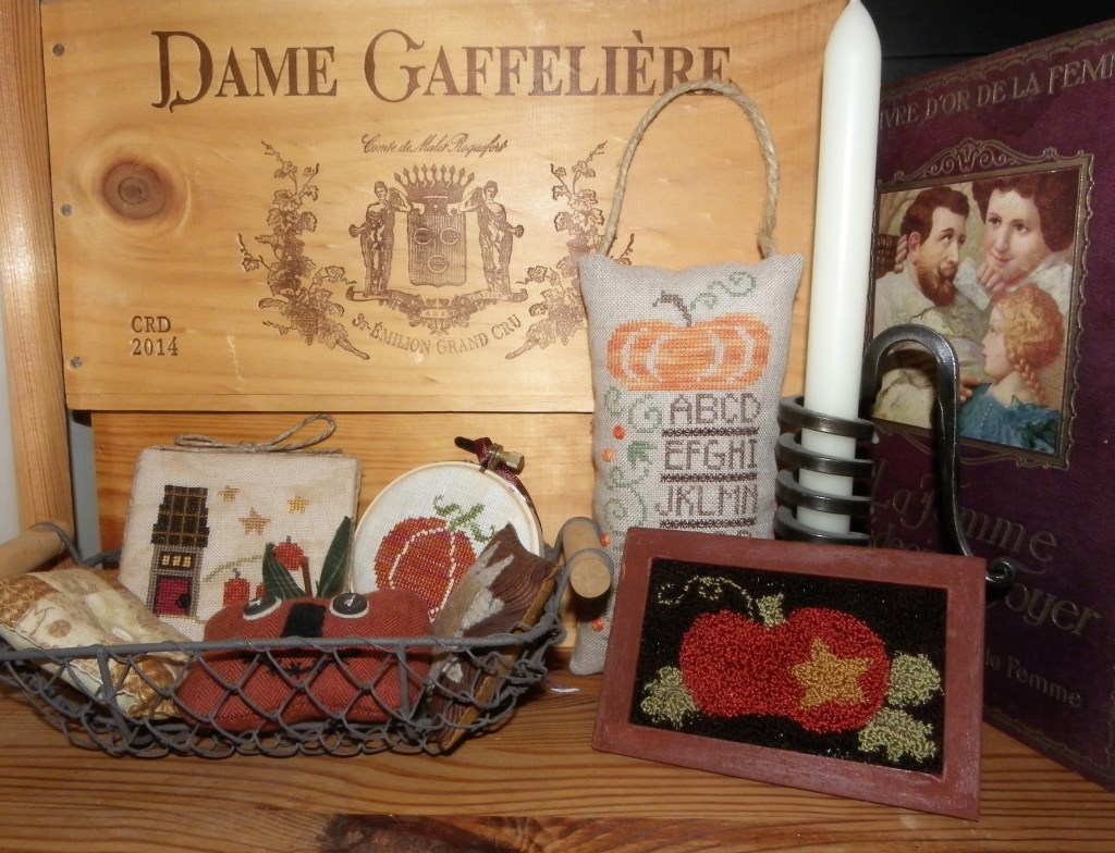 collection citrouilles tissu et broderie