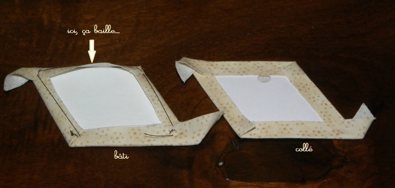 losanges bâtis ou collés pour english paper piecing