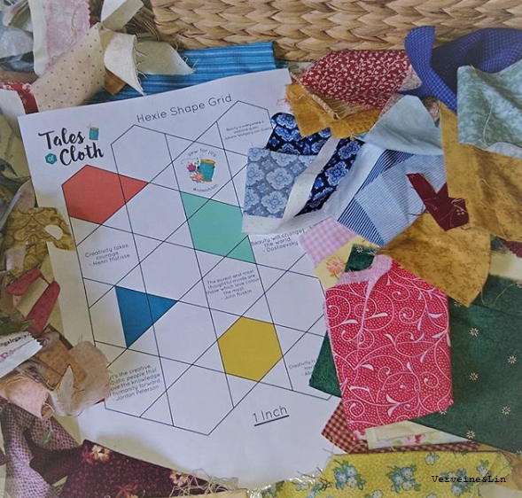 sac à chutes pour futur projet de patchwork