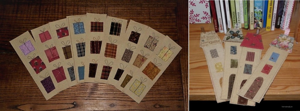 lmarque-page en appliqué collé et broderie free motion