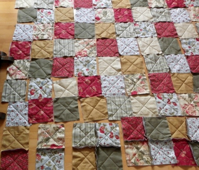 rag quilt
work in progress