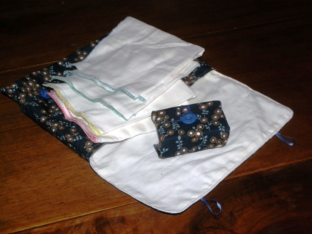 lingettes en drap ancien