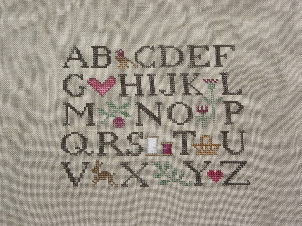 adécédaire brodé PCB