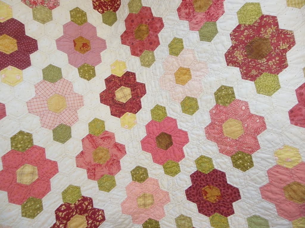 courtepointe jardin de grand-mère