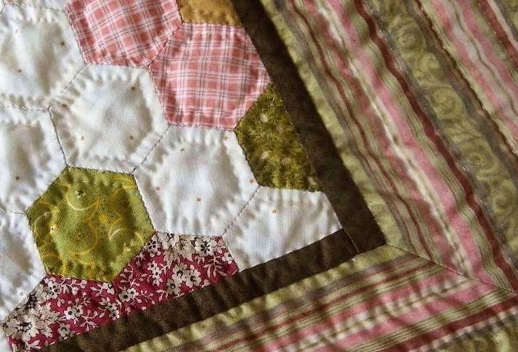 courtepointe jardin de grand-mère