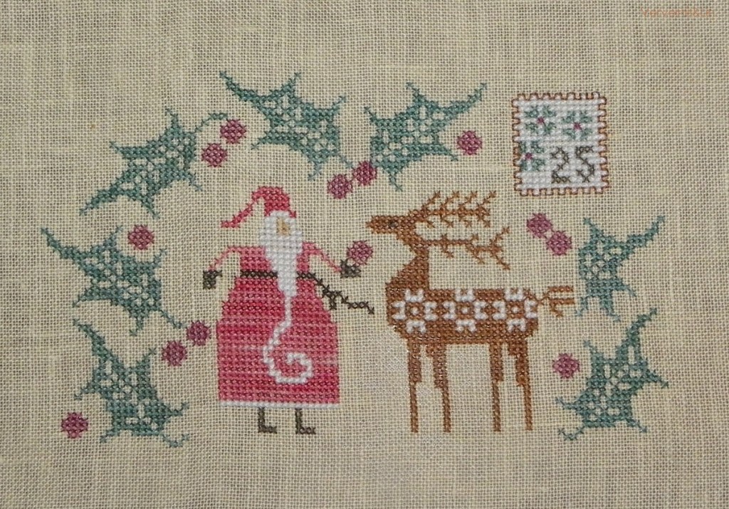 broderie plum street sampler noël