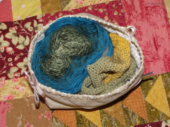 chale au crochet wip