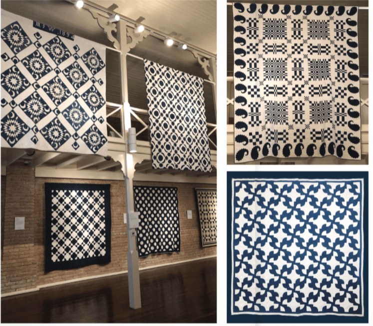 courtepointe bicolores dans la revue quiltmania