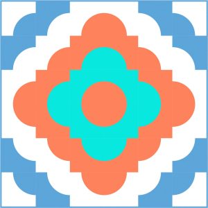 variation des blocs de patchwork chemin de l'ivrogne