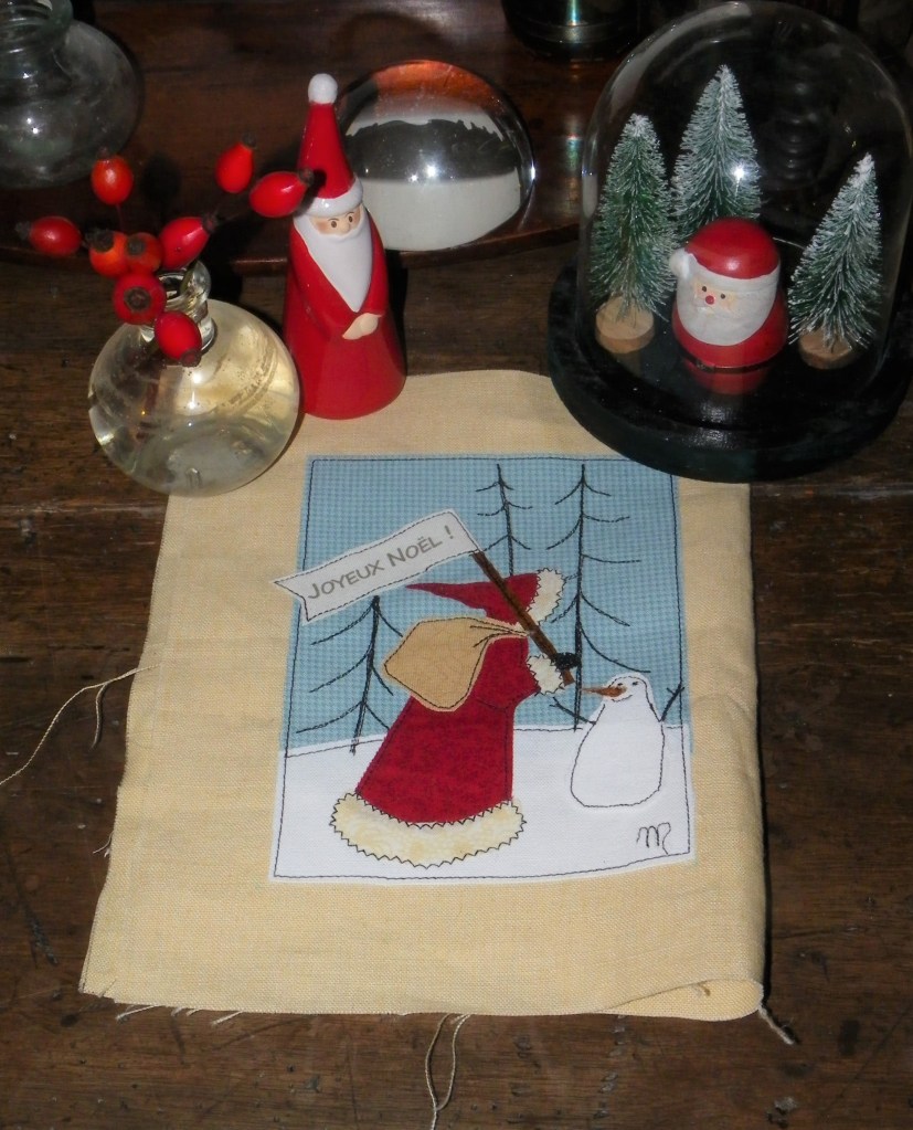 livre textile l'atelier du père noël