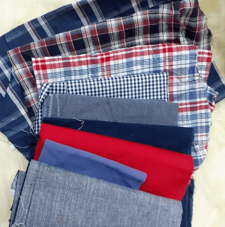 assortiment de tissus pour un futur quilt