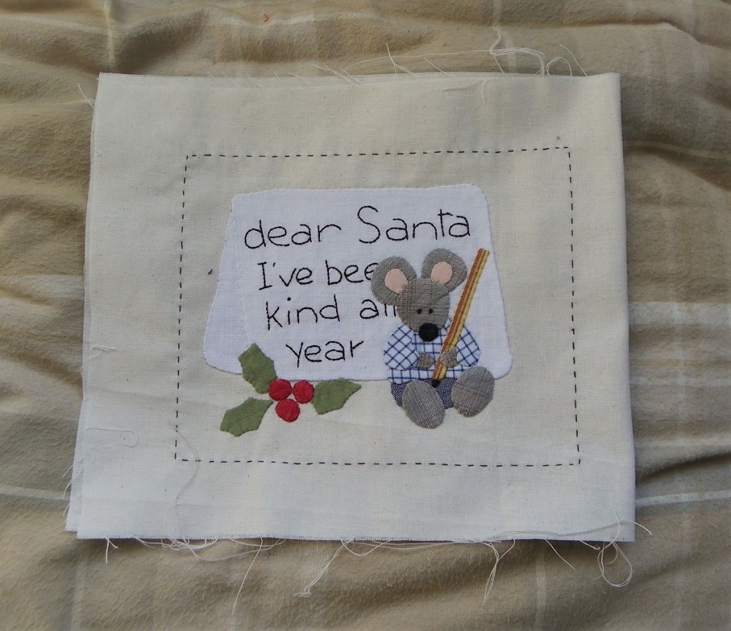 livre textile de Noël, design de Laura Mori