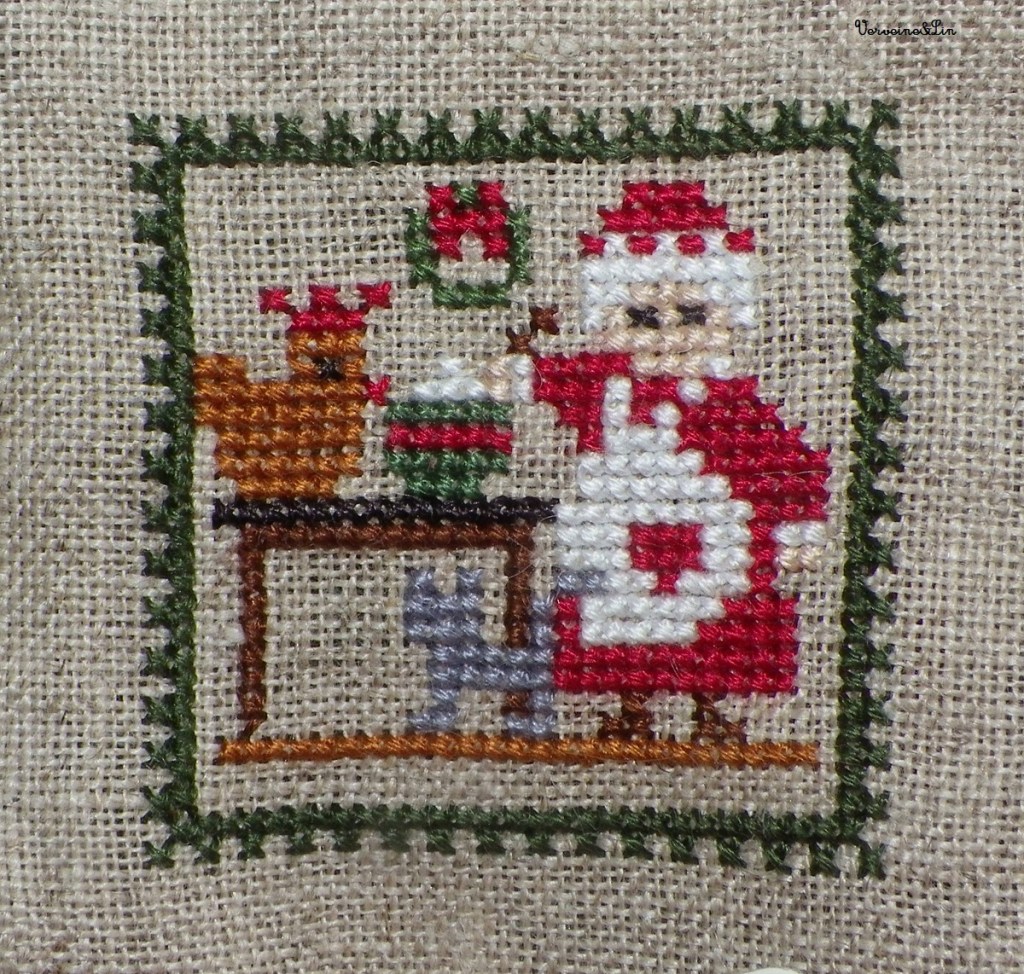 broderie point compté noël