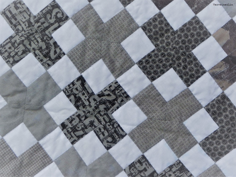 block de patchwork plus quilt en english paper piecing