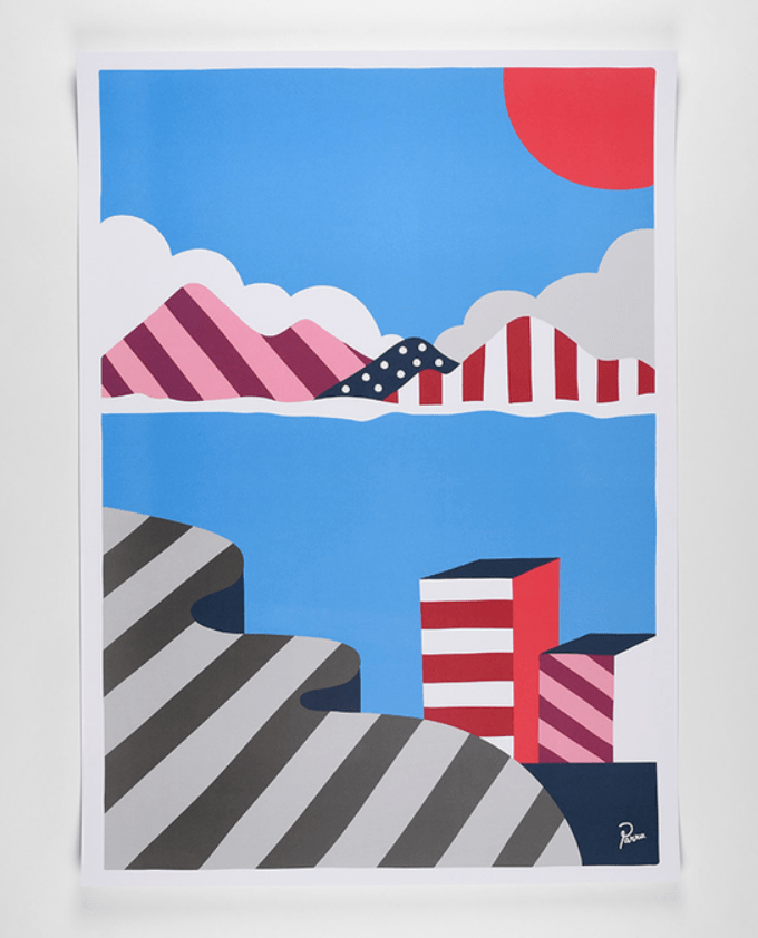 affiche city landscape Parra