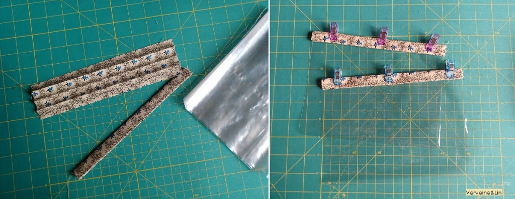 pochettes en vinyle avec bouton pression DIY