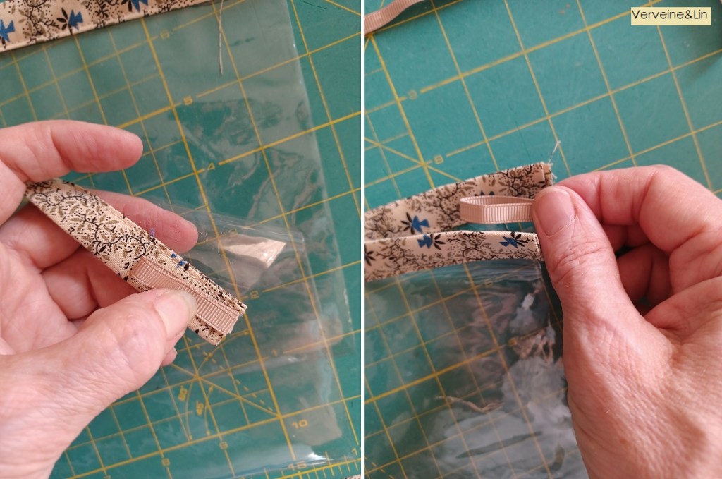 pochettes en vinyle avec bouton pression DIY