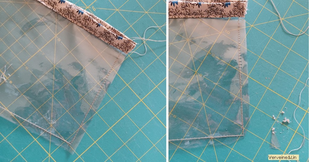 pochettes en vinyle avec bouton pression DIY