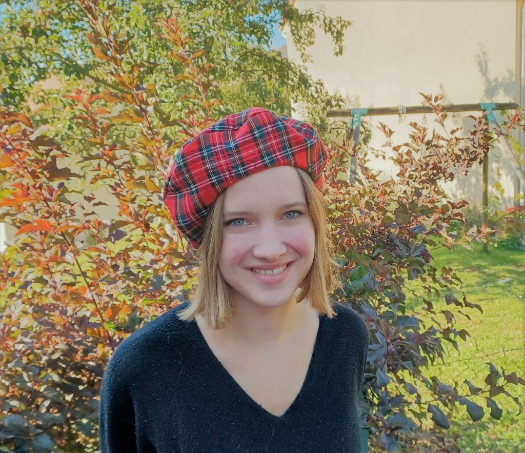 béret en tartan