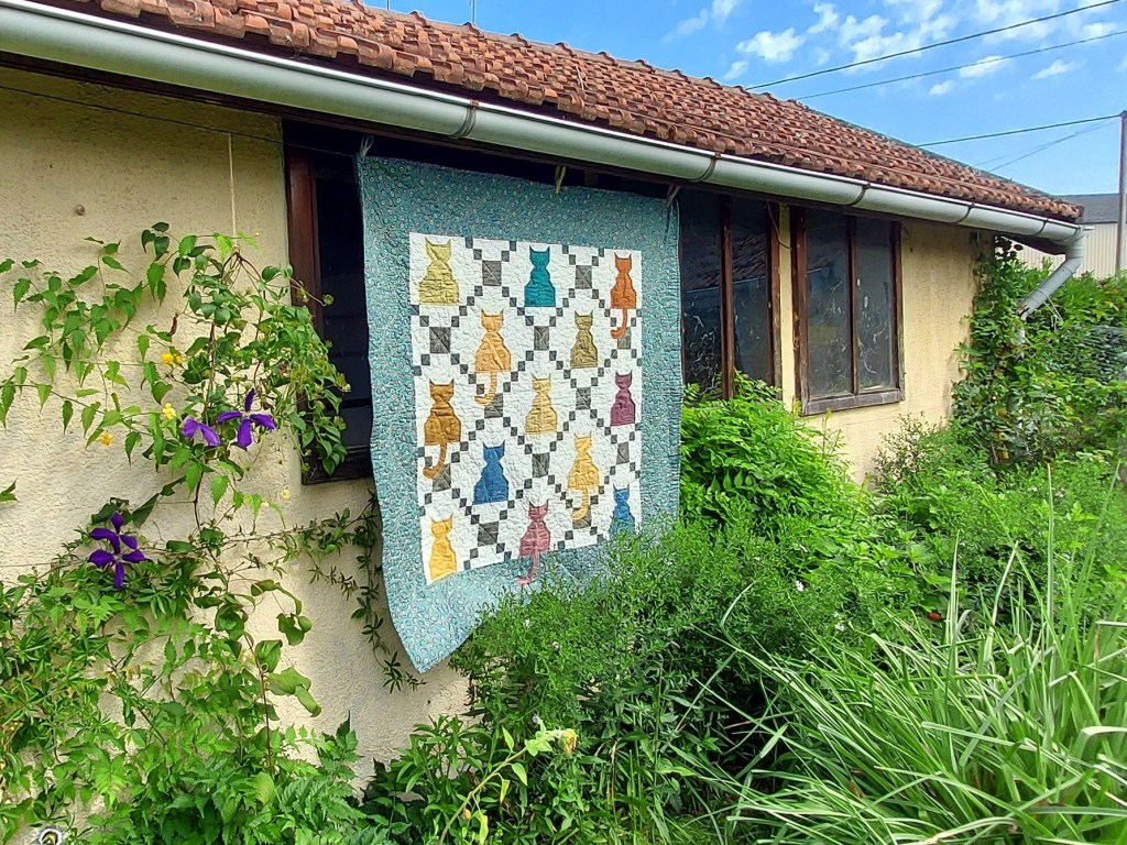 quilt avec chats 