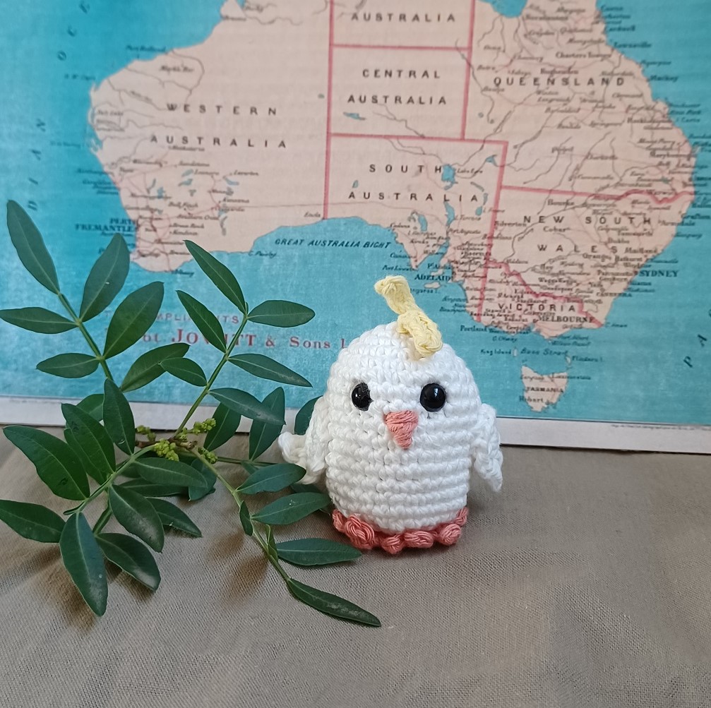 amigurumi cacatoès au crochet 