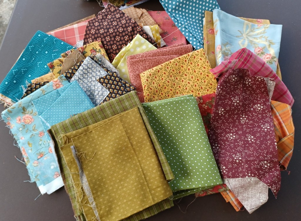 assortiment de tissus de patchwork
