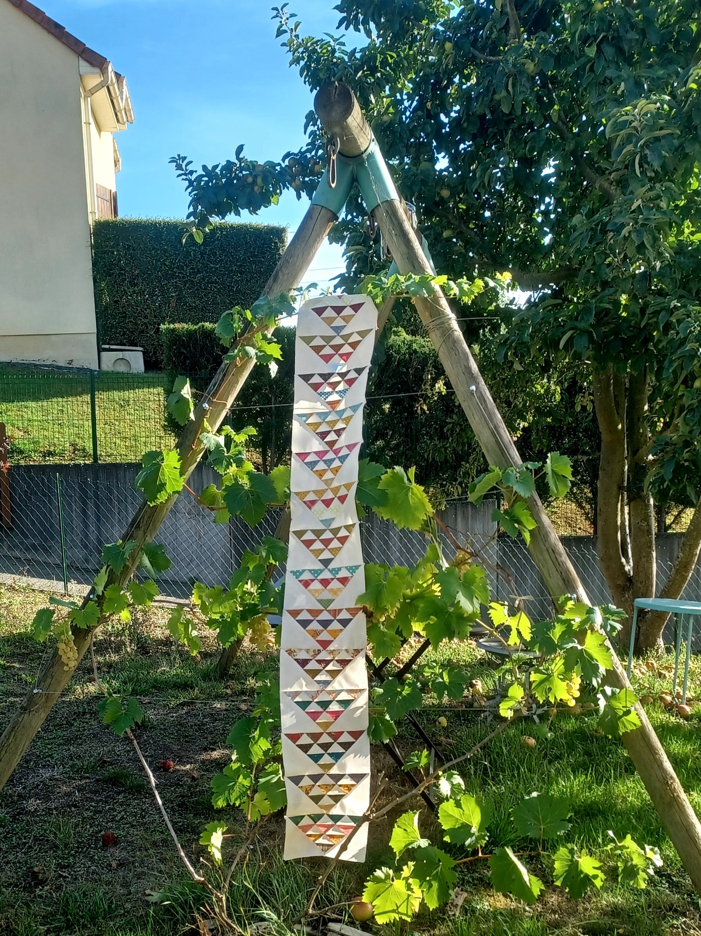 blocs vols d'oies scrappy multicolores