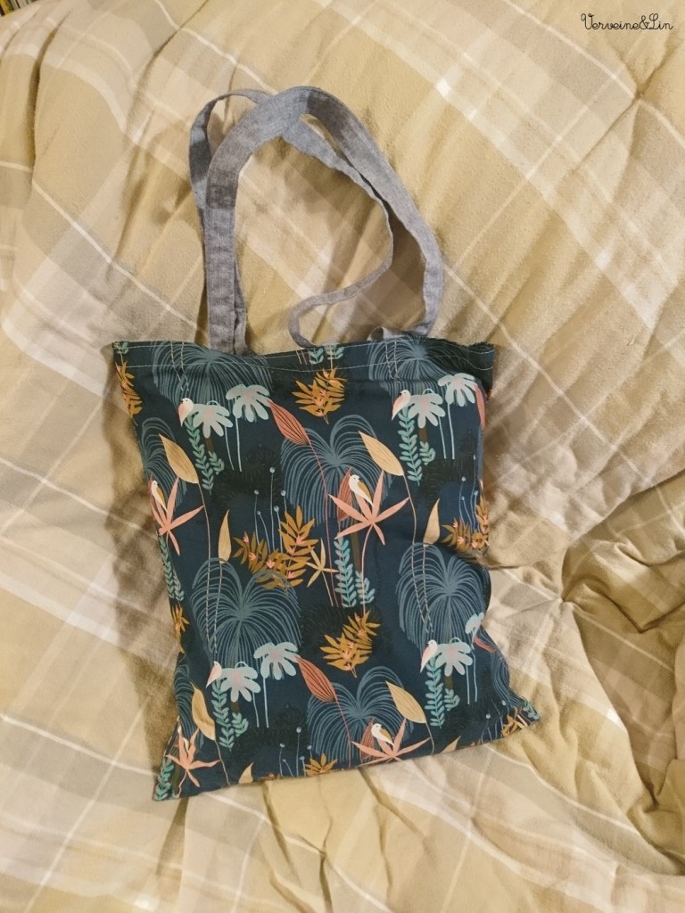 tote bag en tissu imprimé
