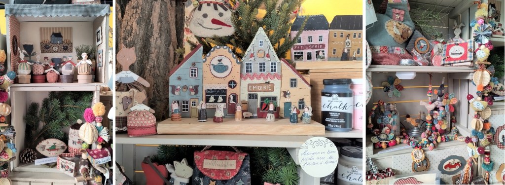 le stand de Blandine Delépine au salon Pour l'Amour du Fil 2023