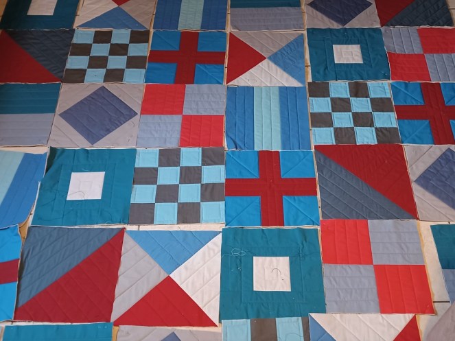 blocs de patchwork pavillons de marine