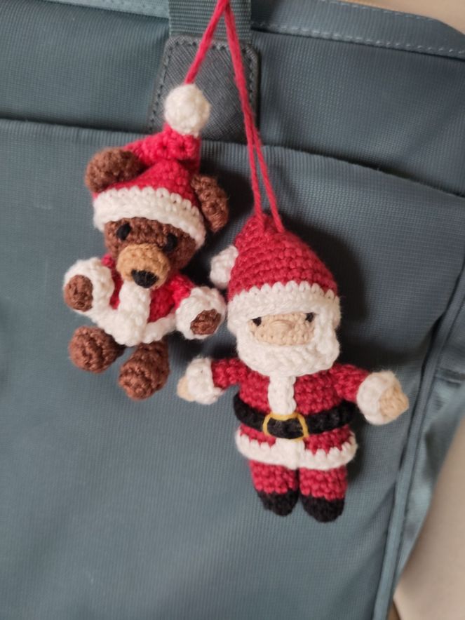 amigurumi de noël au crochet