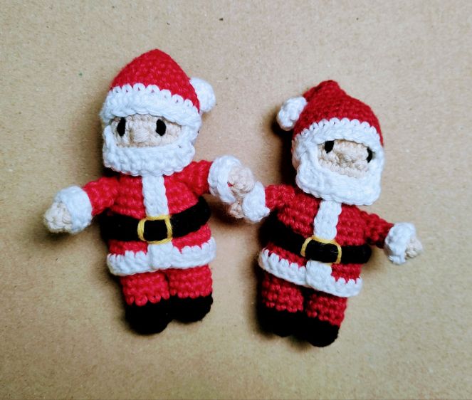 sant claus amigurumi 