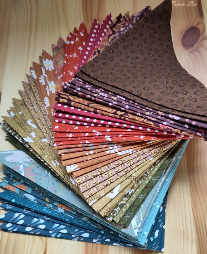 assortiment de tissus de patchwork