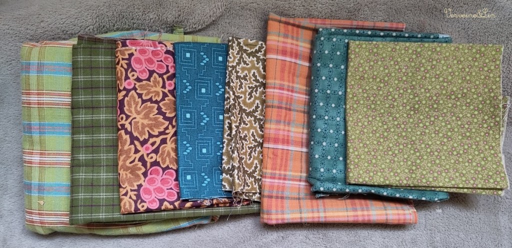 assortiment de tissus de patchwork