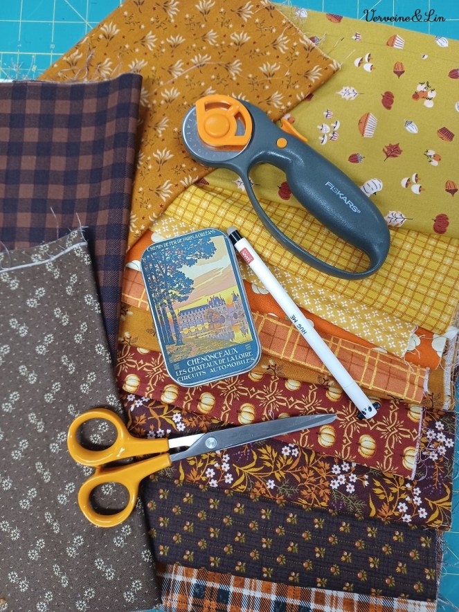 tissus et accessoires de patchwork
