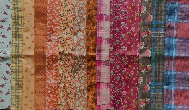 tissus imprimés pour plaid en patchwork