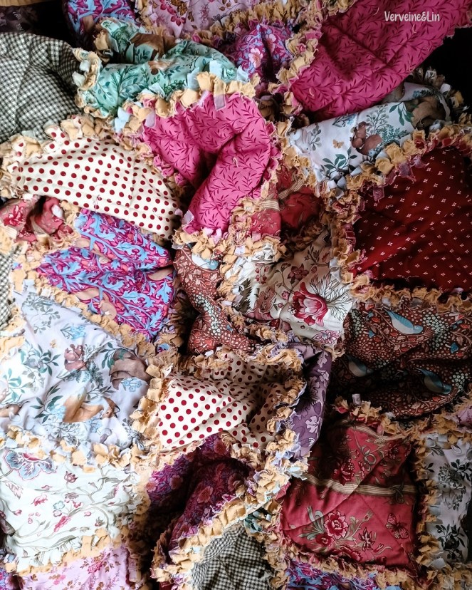 plaid en patchwork shabby
