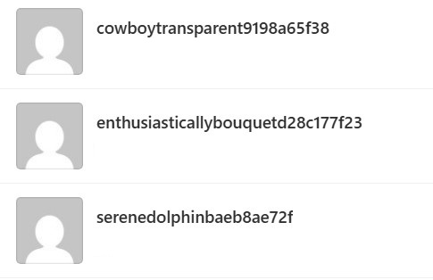 abonnement avec identifiant généré aléatoirement
