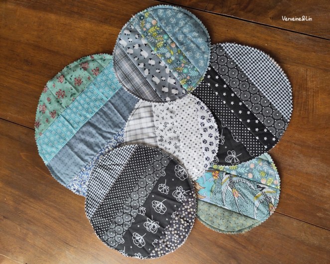 protections en patchwork pour les fonds de casseroles

